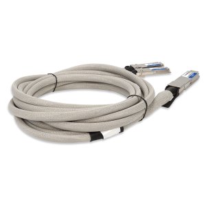 AddOn Networks MSA and TAA 800GBase-CU OSFP to 2xQSFP112 Direct Attach Cable (Passive Twinax, 1m)