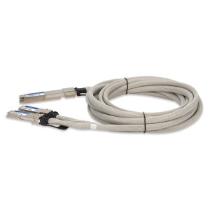 AddOn Networks MSA and TAA 800GBase-CU OSFP to 2xQSFP112 Direct Attach Cable (Passive Twinax, 2.5m)