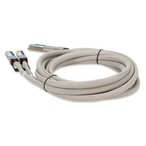 AddOn Networks MSA and TAA 800GBase-CU OSFP to 2xQSFP112 Direct Attach Cable (Passive Twinax, 2m)