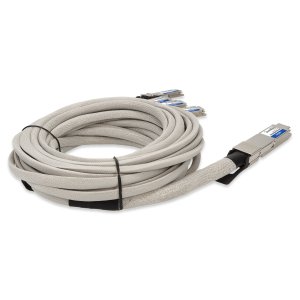 AddOn Networks MSA and TAA 800GBase-CU OSFP to 4xQSFP112 Direct Attach Cable (Passive Twinax, 1m)