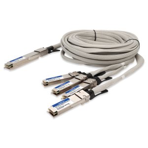 AddOn Networks MSA and TAA 800GBase-CU OSFP to 4xQSFP112 Direct Attach Cable (Passive Twinax, 2.5m)