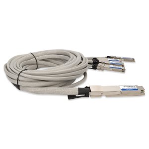 AddOn Networks MSA and TAA 800GBase-CU OSFP to 4xQSFP112 Direct Attach Cable (Passive Twinax, 2.5m)