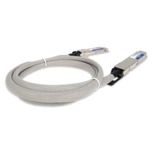 AddOn Networks MSA and TAA 400GBase-CU OSFP to QSFP-DD Direct Attach Cable (Passive Twinax, 2.5m)