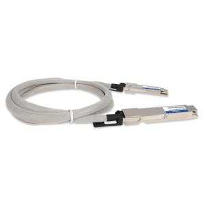 AddOn Networks MSA and TAA 400GBase-CU OSFP to QSFP-DD Direct Attach Cable (Passive Twinax, 2m)
