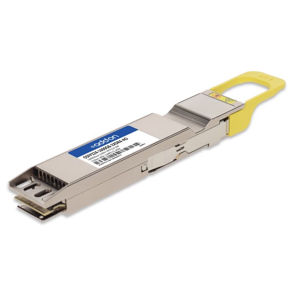 AddOn Networks MSA and TAA 1.6T 2xDR4 PAM4 OSFP224 Transceiver (SMF, 1310nm, 500m, 2xMPO, DOM, CMIS 5.0)