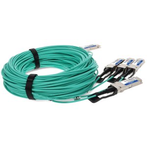 AddOn Networks Cisco Compatible 400GBase-AOC QSFP-DD to 4xQSFP56 PAM-4 Active Optical Cable (850nm, MMF, 10m) CMIS 3.0