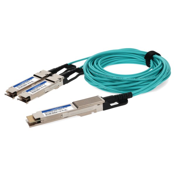 AddOn Networks QDD-200GB-2Q28-O30M-AR-AO InfiniBand/fibre optic cable 30 m QSFP28-DD 2x QSFP28 AOC Aqua colour