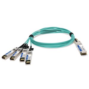AddOn Networks QSFP-100GB-AOC10M-HP-AO InfiniBand/fibre optic cable 10 m QSFP28 4x QSFP28 MMF Aqua colour