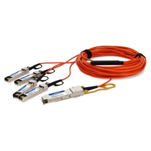 AddOn Networks QSFP-4SFP-AOC7M-OE-C-AO InfiniBand/fibre optic cable 7 m QSFP+ 4x SFP+ AOC Orange