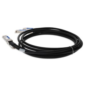 AddOn Networks MSA and TAA Compliant 400GBase-CU QSFP-DD 400G to 2xQSFP56 200G PAM-4 Direct Attach Cable (Passive Twinax, 3m)
