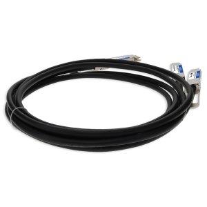AddOn Networks MSA and TAA Compliant 400GBase-CU QSFP-DD 400G to 2xQSFP56 200G PAM-4 Direct Attach Cable (Passive Twinax, 3m)