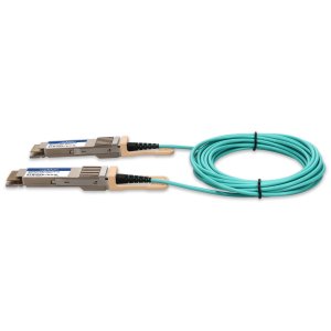 AddOn Networks QSFPDD4-400G-AOC0-5M-AO InfiniBand/fibre optic cable 0.5 m QSFP-DD AOC Aqua colour