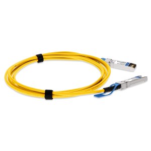 AddOn Networks Cisco Compatible TAA 10GBase-CU SFP+ Yellow Direct Attach Cable (Passive Twinax, 2m)