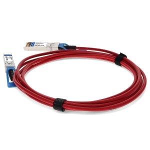 AddOn Networks MSA and TAA Compliant 10GBase-CU SFP+ Red Direct Attach Cable (Passive Twinax, 2m)