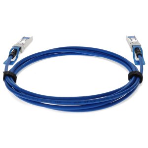 AddOn Networks MSA and TAA Compliant 10GBase-CU SFP+ Blue Direct Attach Cable (Passive Twinax, 3m)