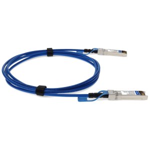 AddOn Networks MSA and TAA Compliant 10GBase-CU SFP+ Blue Direct Attach Cable (Passive Twinax, 3m)