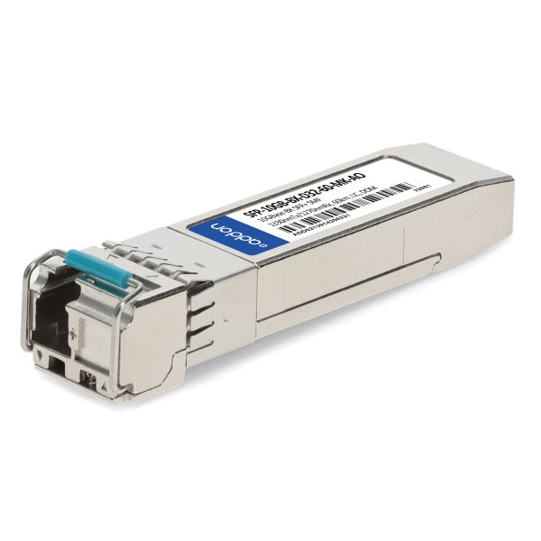 AddOn Networks Mikrotik Compatible TAA 10GBase-BX SFP+ Transceiver (SMF, 1330nmTx/1270nmRx, 60km, LC, DOM)