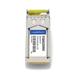 AddOn Networks Mikrotik Compatible TAA 10GBase-BX SFP+ Transceiver (SMF, 1270nmTx/1330nmRx, 60km, LC, DOM)