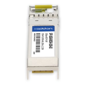 AddOn Networks MSA and TAA 10GBase-BX SFP+ Transceiver (SMF, 1550nmTx/1490nmRx, 100km, LC, DOM)