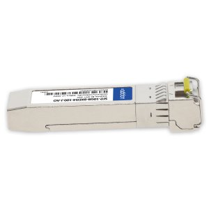 AddOn Networks Juniper Networks Compatible TAA 10GBase-BX SFP+ Transceiver (SMF, 1550nmTx/1490nmRx, 100km, LC, DOM)