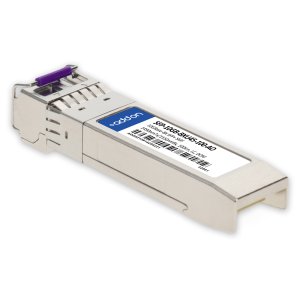 AddOn Networks MSA and TAA 10GBase-BX SFP+ Transceiver (SMF, 1490nmTx/1550nmRx, 100km, LC, DOM)