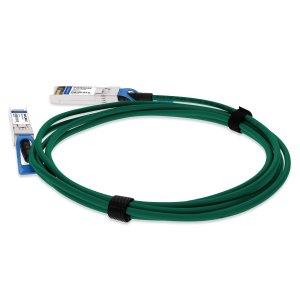 AddOn Networks Dell Compatible TAA 10GBase-CU SFP+ to SFP+ Direct Attach Cable (Passive Twinax, 1m) Green