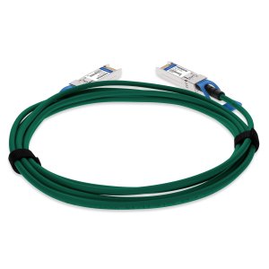 AddOn Networks Dell Compatible TAA 10GBase-CU SFP+ to SFP+ Direct Attach Cable (Passive Twinax, 1m) Green