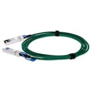 AddOn Networks MSA and TAA 10GBase-CU SFP+ to SFP+ Direct Attach Cable (Passive Twinax, 1m) Green