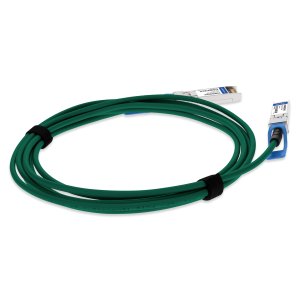 AddOn Networks MSA and TAA 10GBase-CU SFP+ to SFP+ Direct Attach Cable (Passive Twinax, 1m) Green