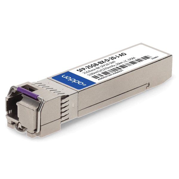 AddOn Networks Juniper Networks Compatible TAA 25GBase-BX SFP28 Transceiver (SMF, 1330nmTx/1270nmRx, 20km, LC, DOM)