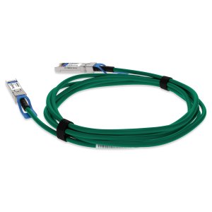 AddOn Networks MSA and TAA 25GBase-CU SFP28 to SFP28 Direct Attach Cable (Passive Twinax, 1m) Green