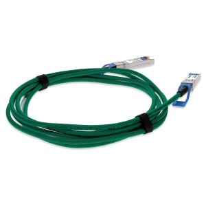 AddOn Networks MSA and TAA 25GBase-CU SFP28 to SFP28 Direct Attach Cable (Passive Twinax, 1m) Green