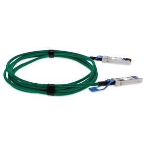 AddOn Networks MSA and TAA 25GBase-CU SFP28 to SFP28 Direct Attach Cable (Passive Twinax, 1m) Green