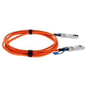 AddOn Networks MSA and TAA 25GBase-CU SFP28 to SFP28 Direct Attach Cable (Passive Twinax, 1m) Orange