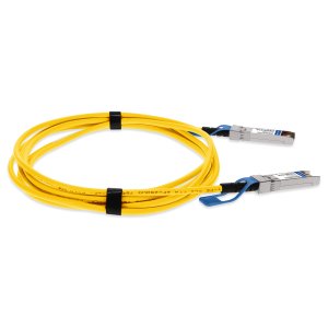 AddOn Networks Cisco Compatible TAA 25GBase-CU SFP28 to SFP28 Yellow Direct Attach Cable (Passive Twinax, 2m)