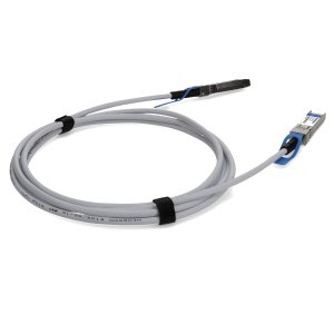 AddOn Networks MSA and TAA Compliant 25GBase-CU SFP28 White Direct Attach Cable (Passive Twinax, 2m)