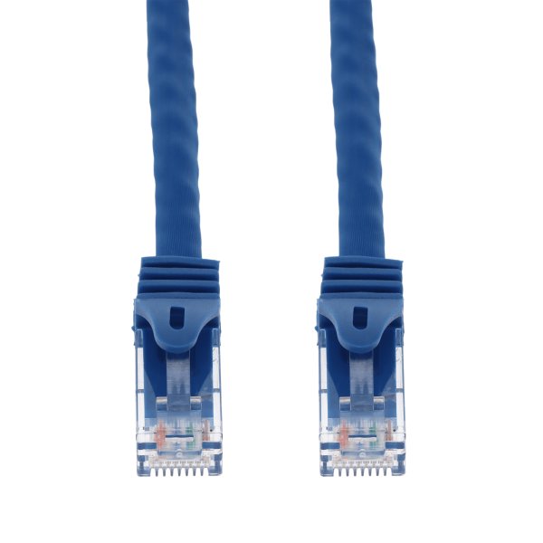 AddOn Networks 6in Blue CAT 6 PVC Ethernet Cable Snagless Easy Boot RJ-45 M/M