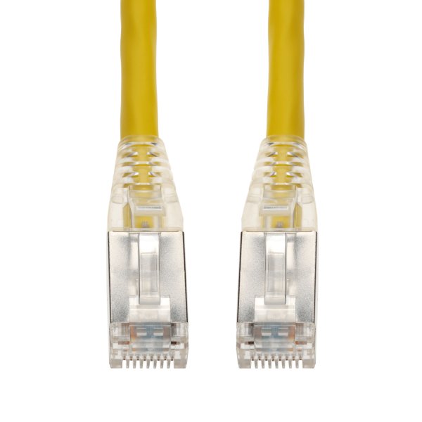 AddOn Networks ADD-12FCAT6AS-YW networking cable Yellow 3.66 m Cat6a S/UTP (STP)