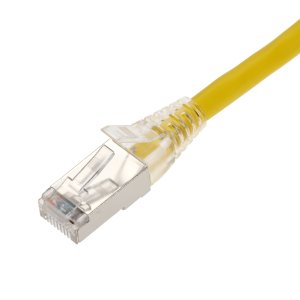 AddOn Networks ADD-12FCAT6AS-YW networking cable Yellow 3.66 m Cat6a S/UTP (STP)