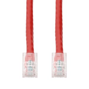 AddOn Networks 12ft Red CAT 6 PVC Ethernet Cable Non-Booted RJ-45 M/M
