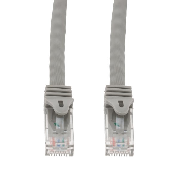 AddOn Networks 14ft Gray CAT 6 PVC Ethernet Cable Snagless Easy Boot RJ-45 M/M