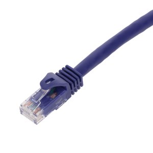 AddOn Networks 14ft Purple CAT 6 PVC Ethernet Cable Snagless Easy Boot RJ-45 M/M
