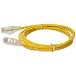 AddOn Networks ADD-1-5FSLCAT6A-YW networking cable Yellow 0.46 m Cat6a U/UTP (UTP)