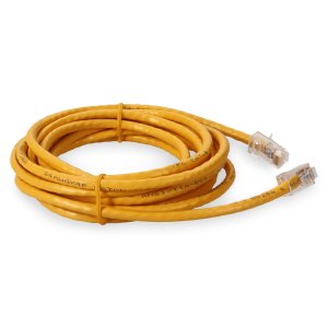 AddOn Networks ADD-1FCAT6NB-YW networking cable Yellow 0.3 m Cat6 U/UTP (UTP)