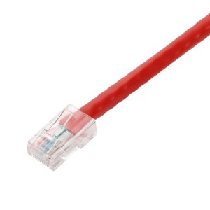 AddOn Networks 25ft Red CAT 6 PVC Ethernet Cable Non-Booted RJ-45 M/M
