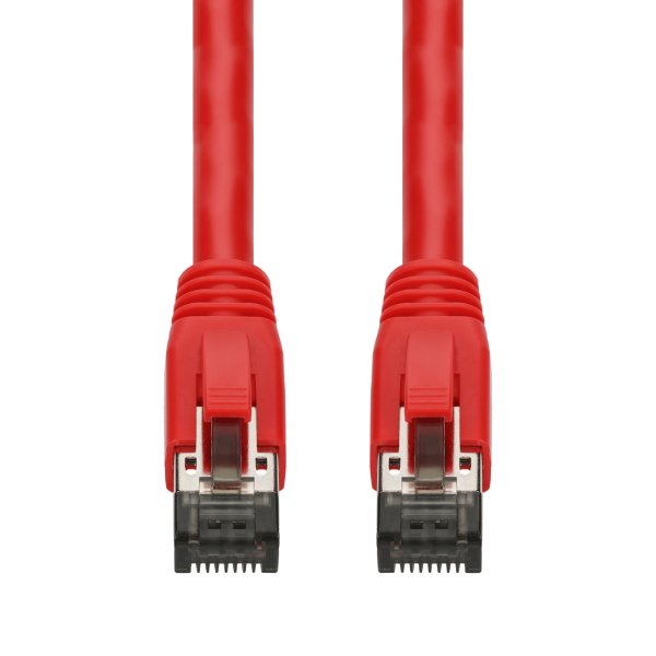 AddOn Networks ADD-25FCAT8-RD networking cable Red 7.62 m Cat8 S/FTP (S-STP)