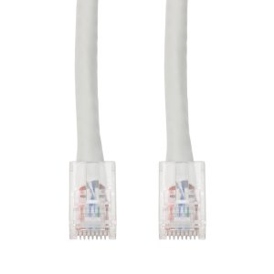 AddOn Networks 2ft White CAT 6A PVC Ethernet Cable Non-Booted RJ-45 M/M