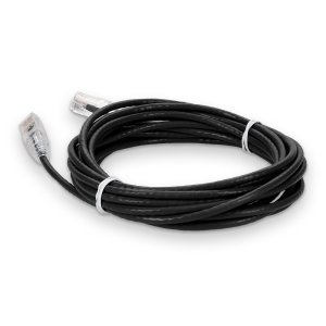 AddOn Networks ADD-35FSLCAT6A-BK networking cable Black 10.67 m Cat6a U/UTP (UTP)
