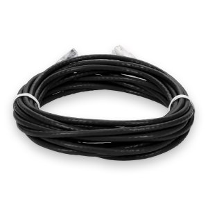 AddOn Networks ADD-35FSLCAT6A-BK networking cable Black 10.67 m Cat6a U/UTP (UTP)