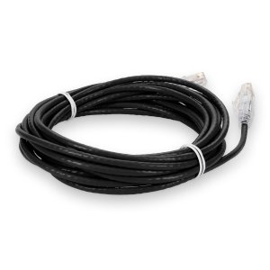 AddOn Networks ADD-35FSLCAT6A-BK networking cable Black 10.67 m Cat6a U/UTP (UTP)